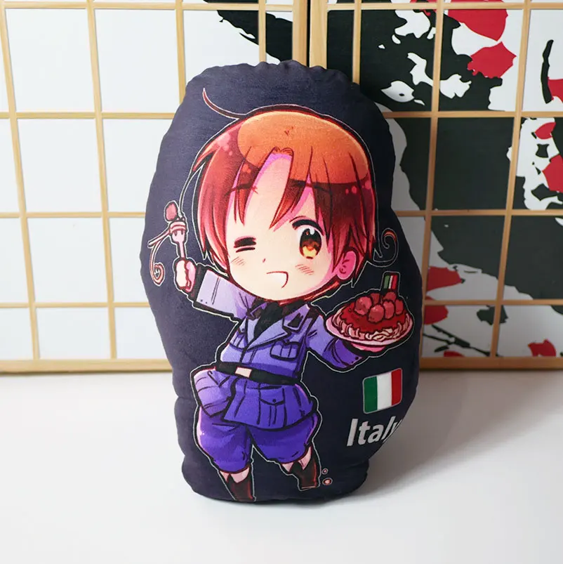 Аниме Axis Powers Hetalia APH Italia Venechiano Ludwig Honda Kiku Косплей Плюшевая Кукла мультфильм Подушка