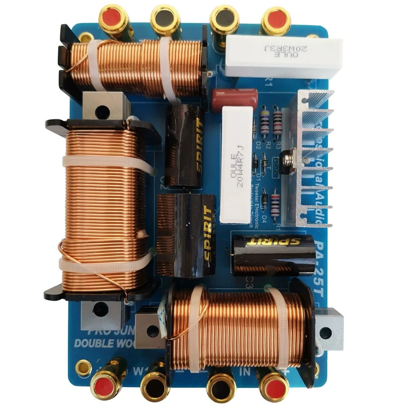 1200W Audio Speaker 2 Way Frequency Divider Dual Bass Tweeter Unit Crossover Filter For 12-18 Inch KTV Stager | Электроника