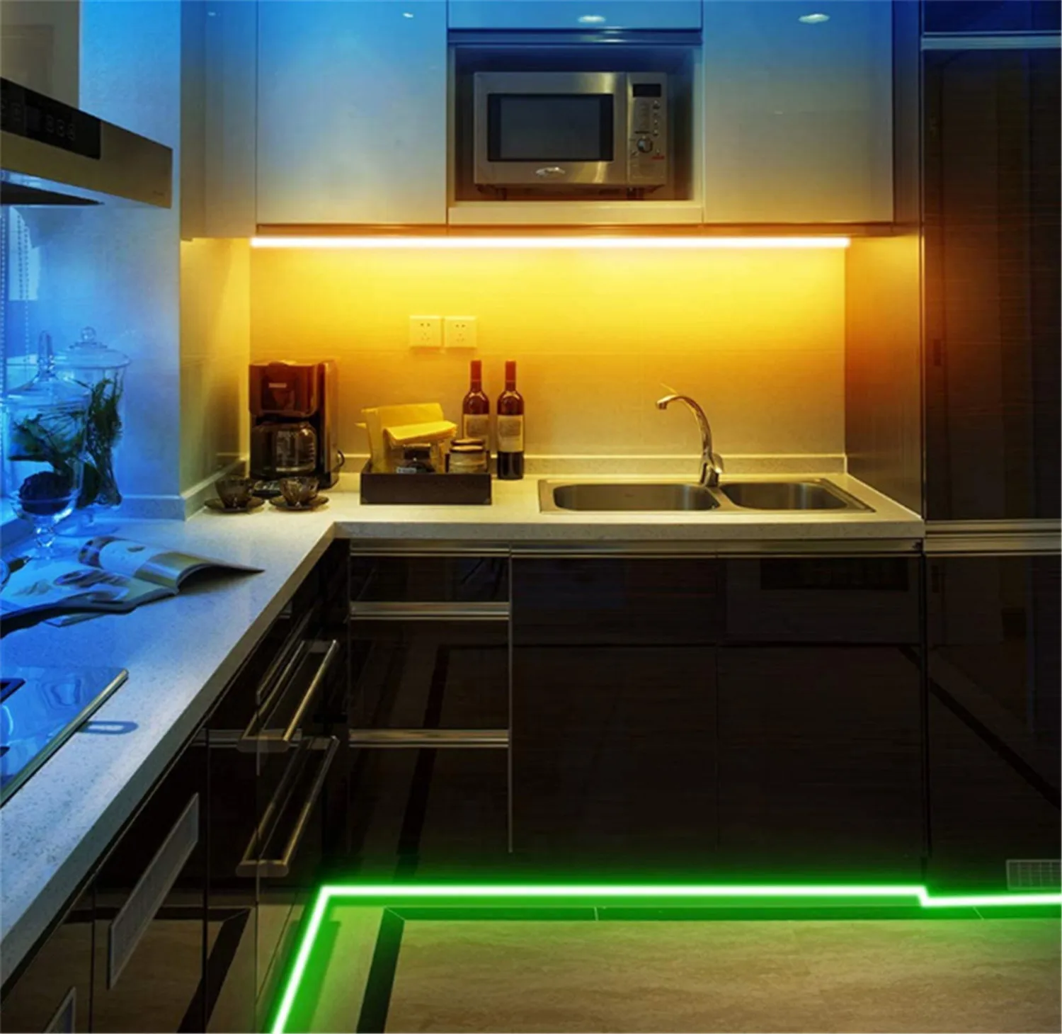 

Led5050 light belt set Bluetooth app music voice control intelligent light bar, 2 discs, 5m, 30 lights / M