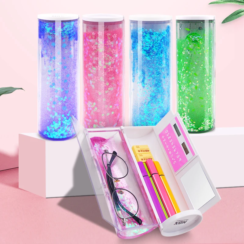 Newmebox чехол карандаш для мальчиков и девочек канцелярская коробка прозрачный