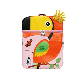 2-Big-Toucan Новые детские рюкзаки, милые школьные сумки с принтом единорога, динозавра из мультфильма для девочек и мальчиков 1-3 класса, Детский рюкзак с защитой от потери - Цвет: 2-Big-Toucan