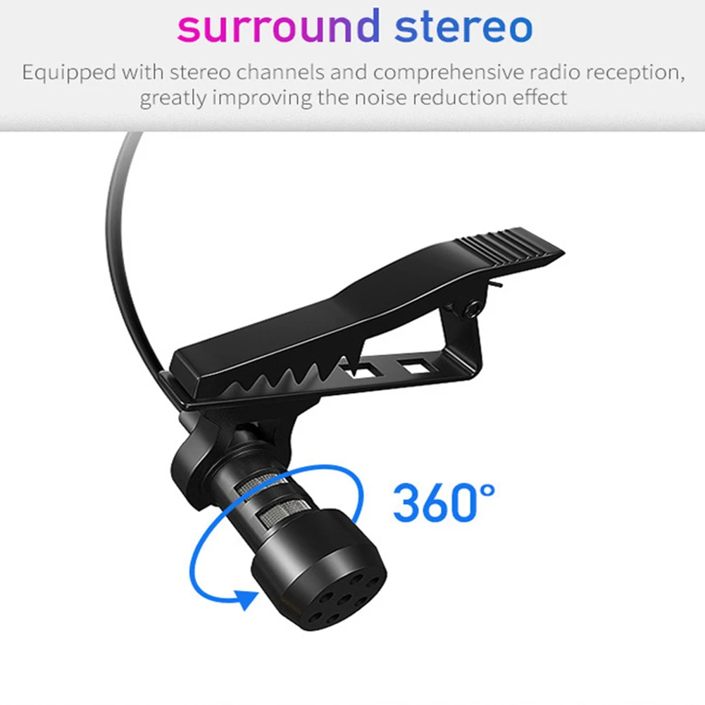 

Mini live recording microphone Lavalier style chicken forinterview K song mobile microphone