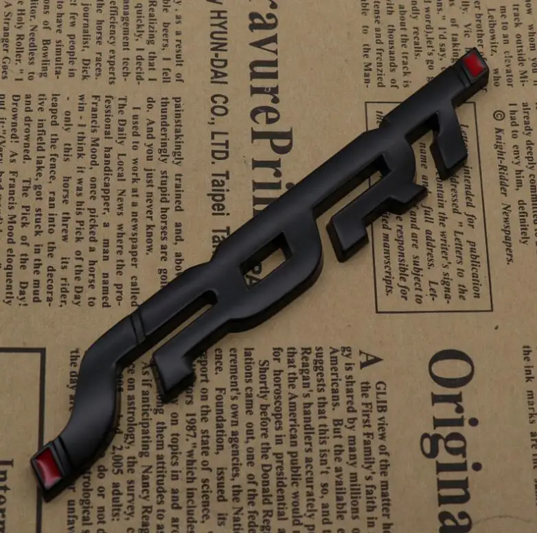 3D металлический багажник автомобиля гоночная Спортивная Наклейка для Honda HR V Vezel