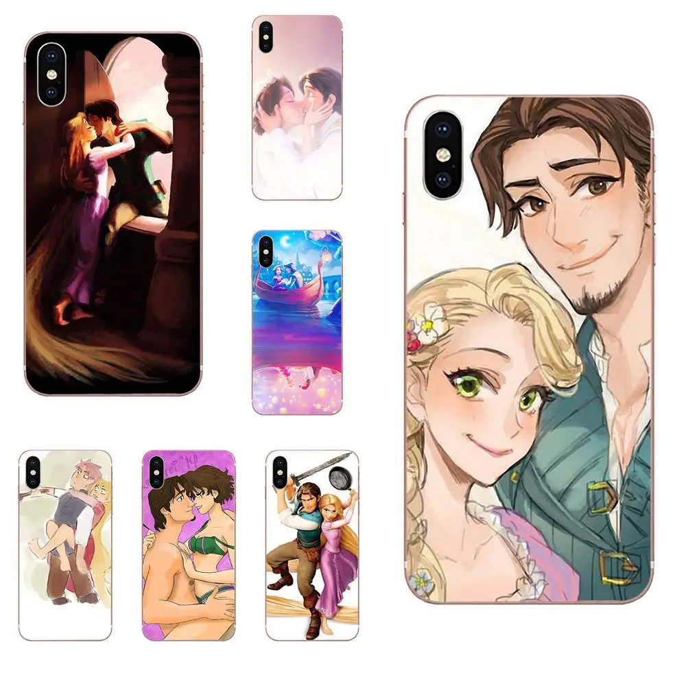 Для Huawei Honor 4C 5A 5C 5X6 6A 6X7 7A 7C 7X8 8C 8S 9 10 10i 20 20i Lite рro мягкий Новый стиль Рапунцель и Флинн