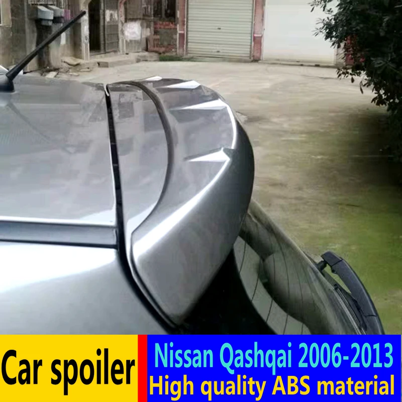 Для Nissan Qashqai спойлер 2007-2013 Высокое качество ABS Материал Автомобильный задний