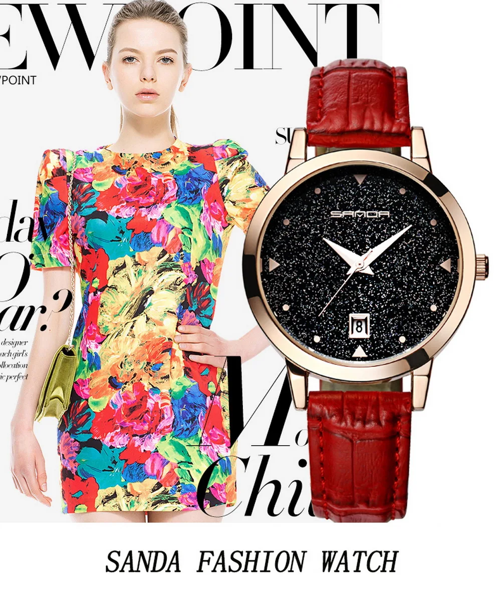 

Watch Women Dress Stainless Steel Band Analog Quartz Wristwatch Fashion Luxury Ladies Golden Rose Gold Watch Clock Analog