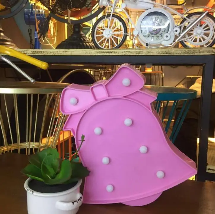 

Pink color Dcoration Light LED Nightlight Children Kids Night Lamp Lights Gifts home decoration