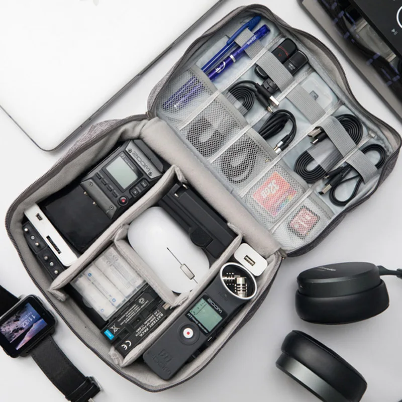 

Travel accessories Waterproof Digital Bags Travel USB Cable Tote Hard Disk Wires Case Power Bank Mobile Phone Organization Pouch