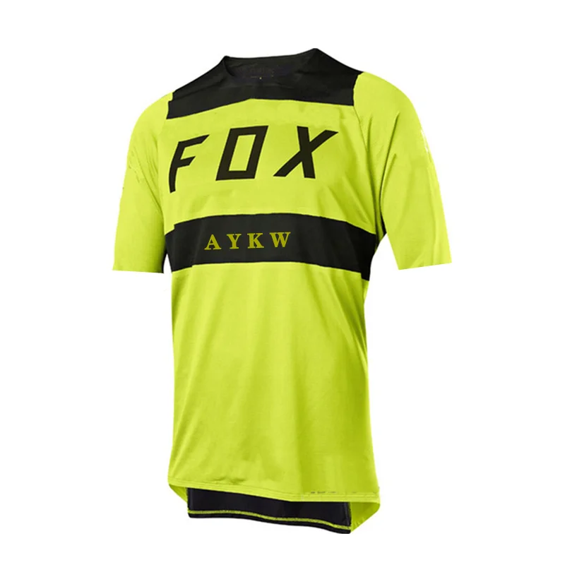 

2021 New Motocross Jersey Fox Downhill Jeresy Mountain Bike Quick Dry bike Jersey Fox T-shirt cycling jersey funny