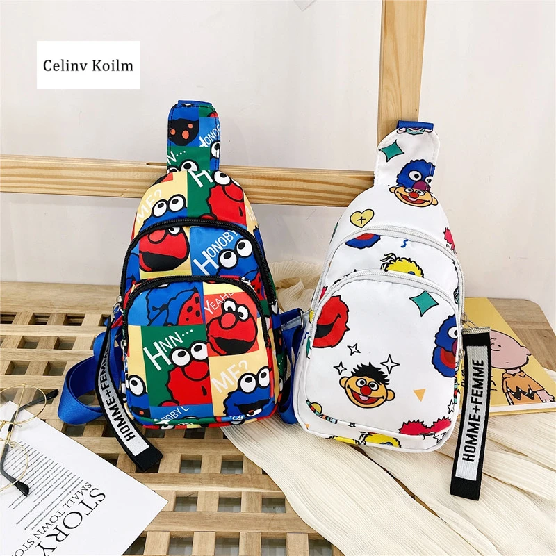 

Celinv Koilm Children's Messenger Bag Boys Korean Casual Chest Bag Elementary School Travel Small Bag Tide Little Boy Shoulder