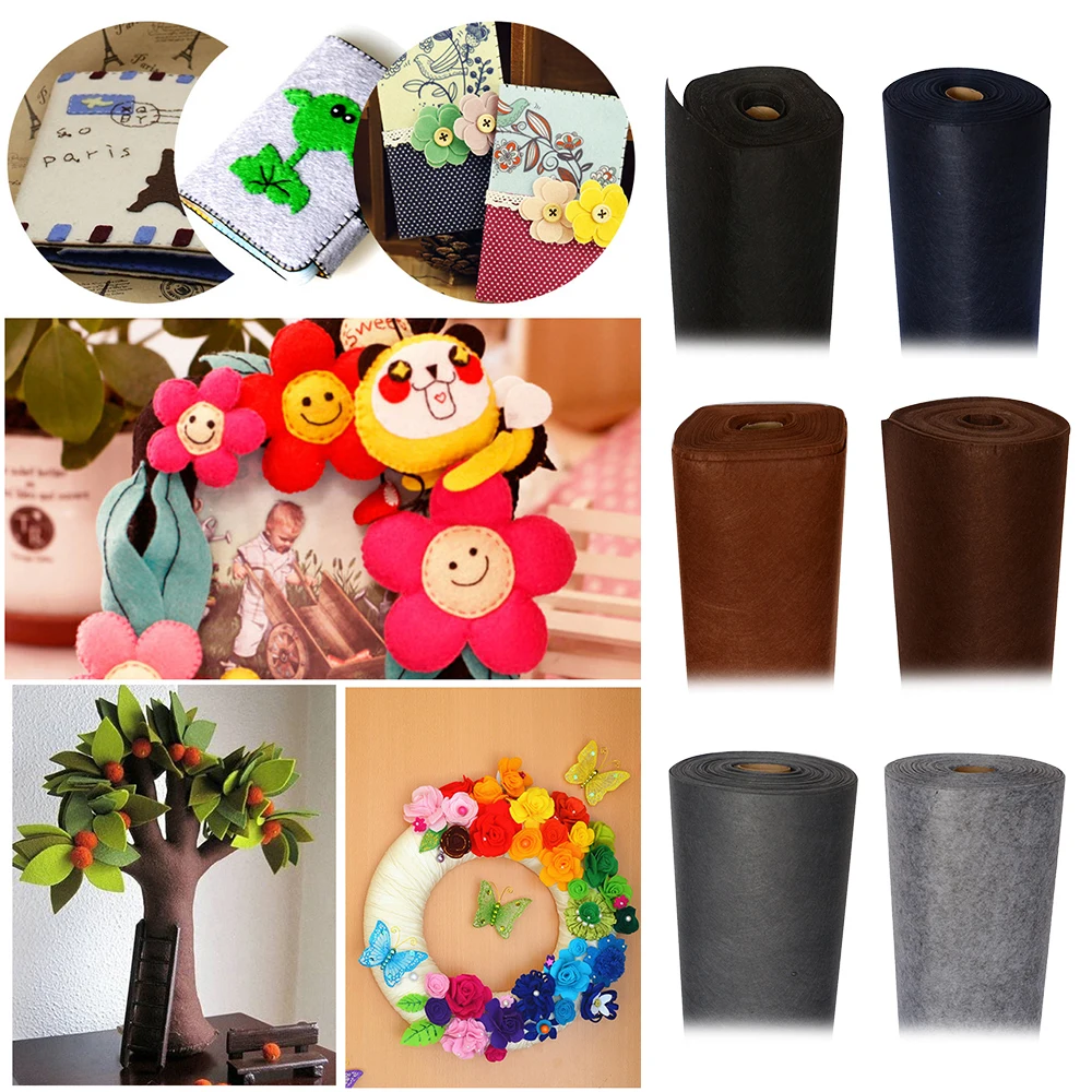 Мягкая фетровая ткань лист из нетканого войлока для поделок сделай сам материал