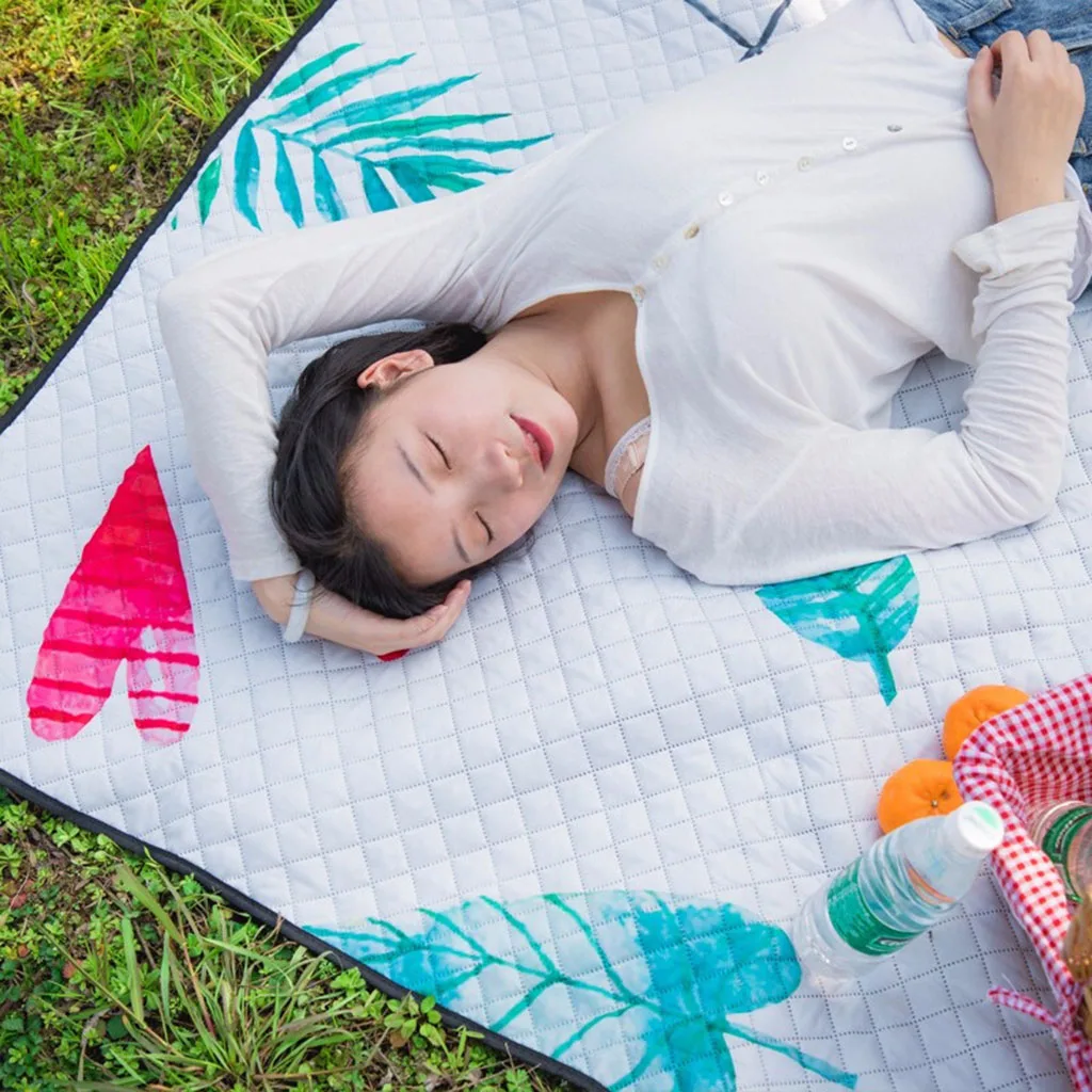 

Складывающееся одеяло для пикника на солнечных батареях Сад Открытый Кемпинг коврик Водонепроницаемый легкий туристические коврики для С...