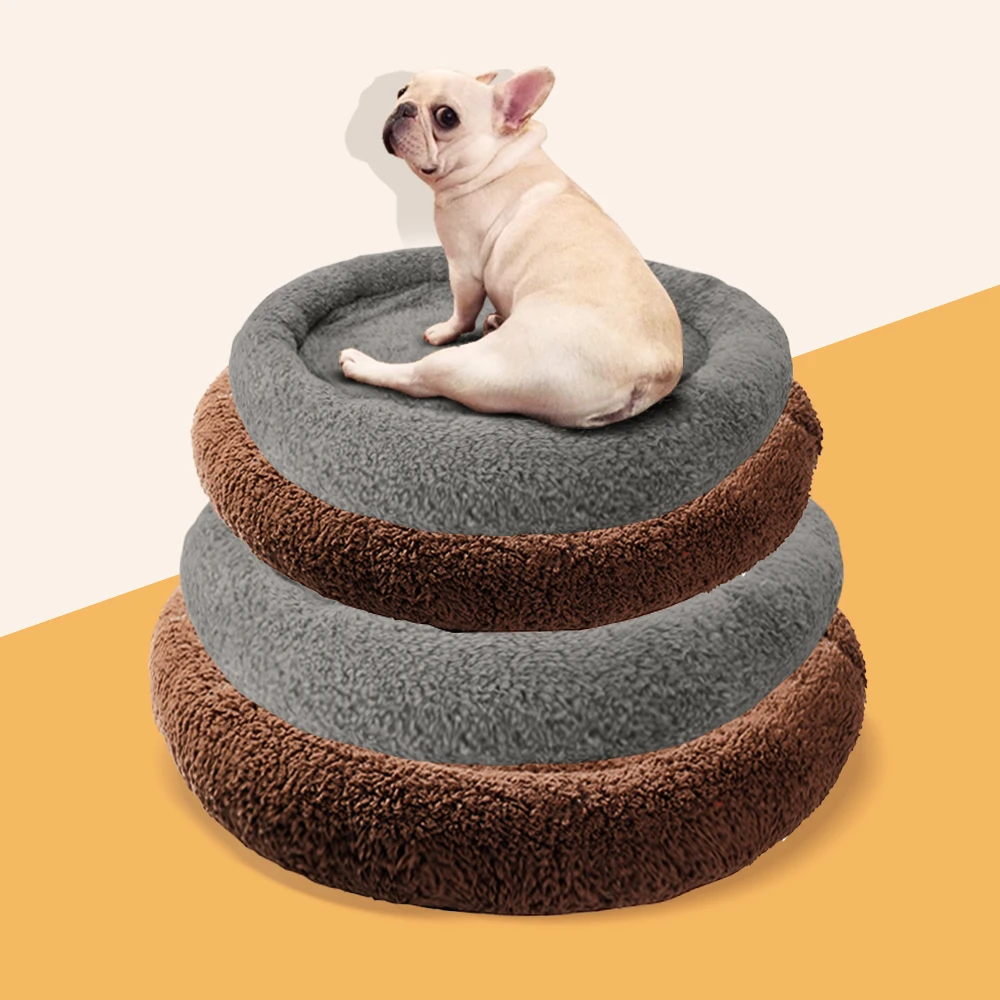 

Dreamstone Round Cat Nest Washable Dog Bed Mat Pet Mats Warm Puppy Cushion Soft Dog House Sleeping Basket Kennel Cat Supplies