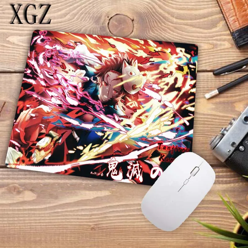 XGZ Высокое качество аниме Kimetsu No Yaiba DIY Дизайн коврик для игровой мыши маленький размер коврик для мыши клавиатуры коврик 22X18 см Большой акция