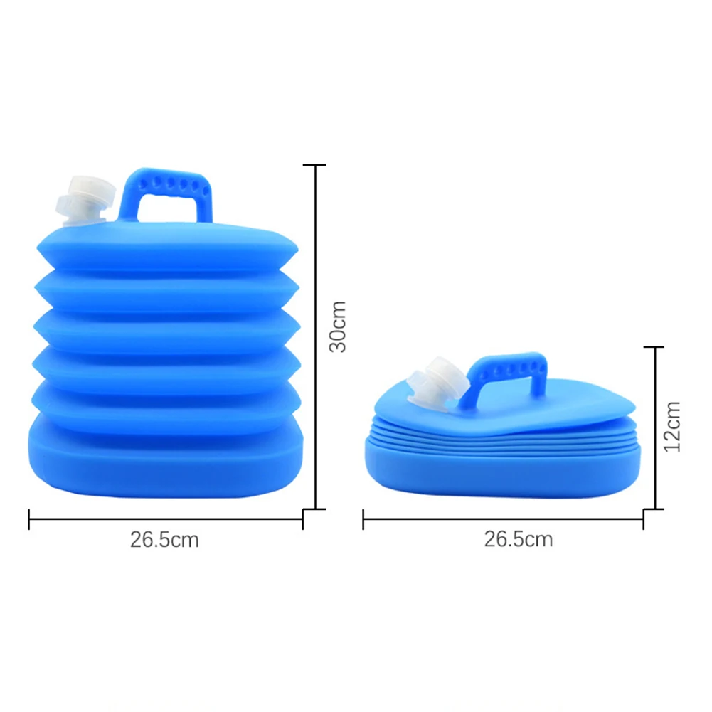 

14.5L Foldable Large Capacity Water Bucket Silicone Water Bag Water Bottle Container for Outdoor Camping Hiking Picnic