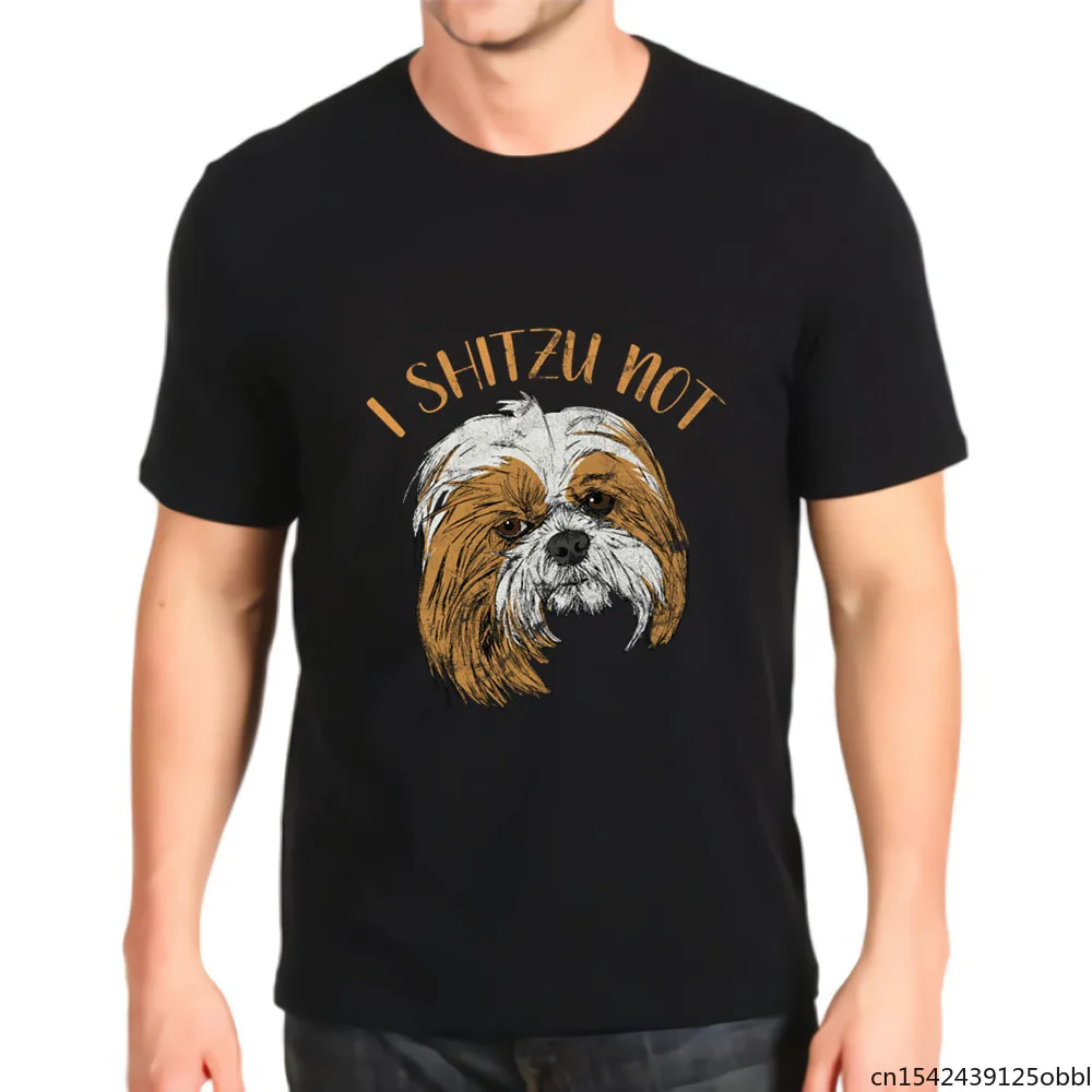 

Graphic Retro Kawaii T Shirt Dogs I Shih Tzu Not Poly Top Mens Harajuku Anime Best Seller T-shirt