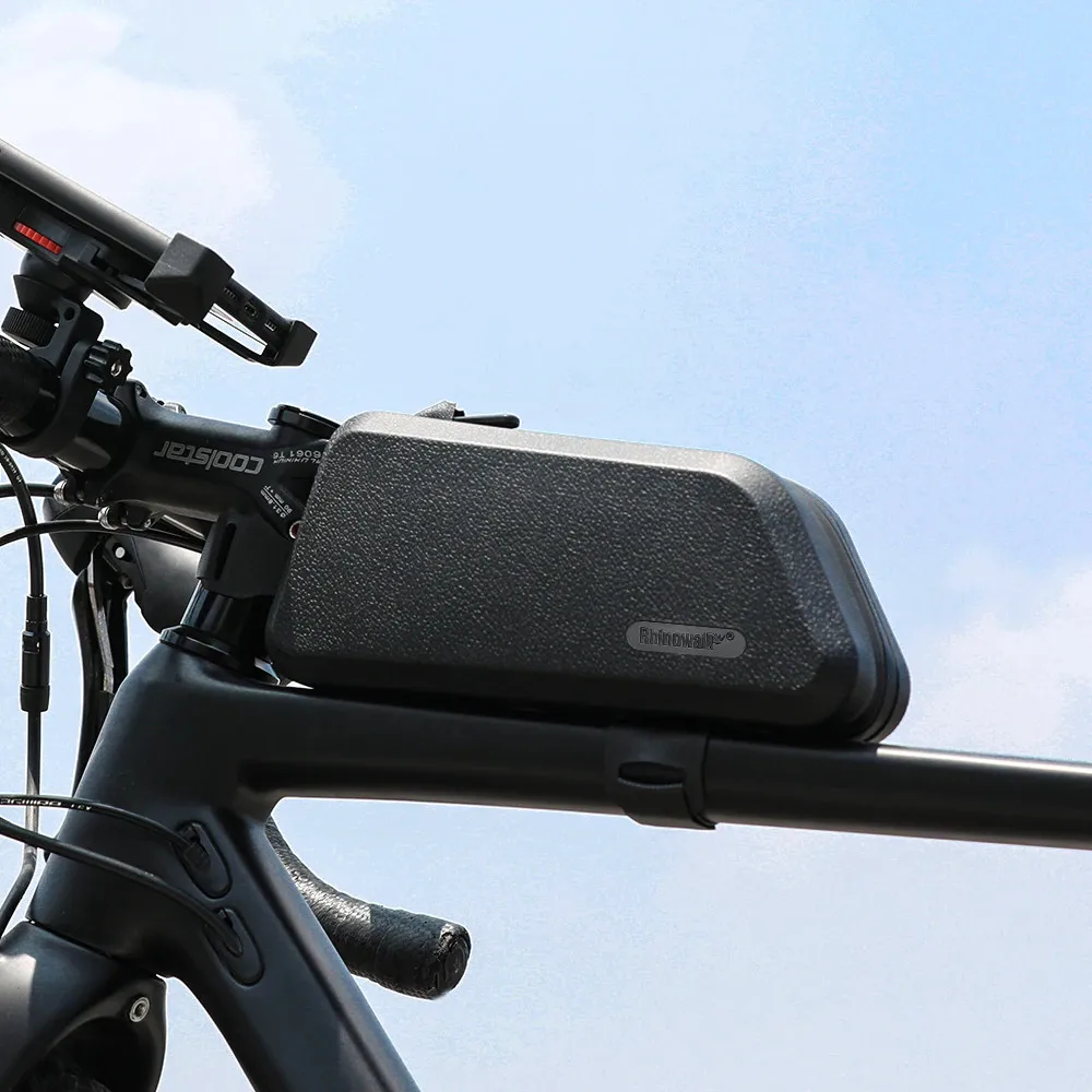 

1.5L Waterproof Top Tube Bicycle Hard Shell Stable Mountain Bike Frame Package Road Accessories Outdoor Cycling Sports Equipment