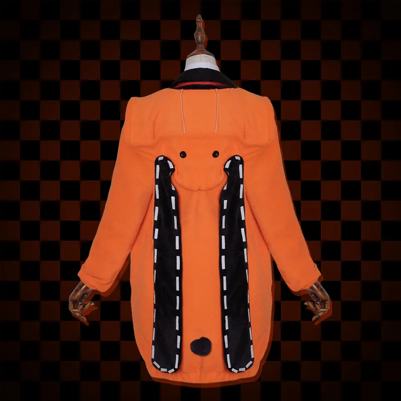 

Kakegurui Compulsive Gambler Runa Yomozuki Kakegurui Cosplay Costume Runa Yomozuki Coat Jabami Yumeko Cosplay Costume and wig