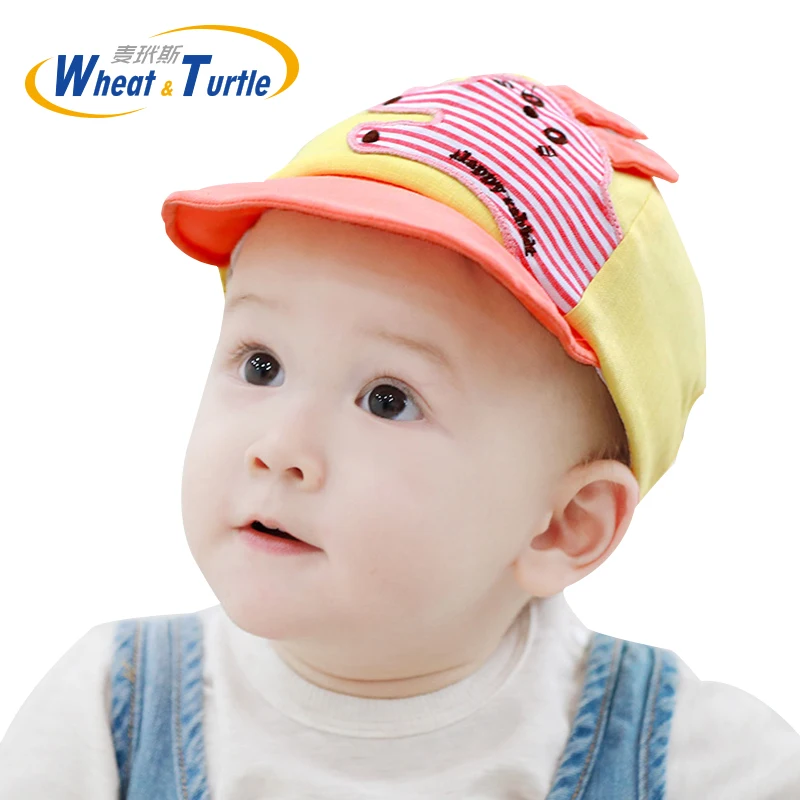 Hot Sale Kids Summer Breathable Rabbit Ear Caps Newborn Toddler Baby Hats Girl Boy Snapback Cap Dots Little Ear Hats
