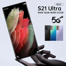 2021 New 5G Ultra-thin True Fingerprint Unlock Smartphone 12+512GB for Samsung Galaxy S21 Ultra Mobile Phone Huawei Cellphone