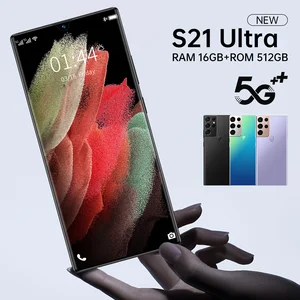 2021 New 5G Ultra-thin True Fingerprint Unlock Smartphone 12+512GB for
Samsung Galaxy S21 Ultra Mobile Phone Huawei Cellphone