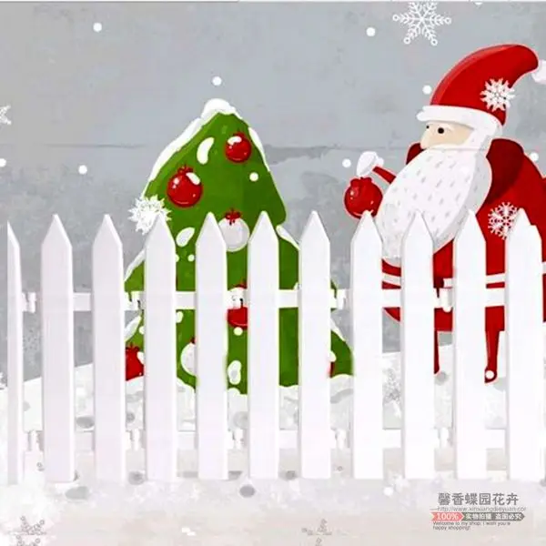 10 шт./упак. пластиковый забор внутренний садовый детский сад цветочный овощной