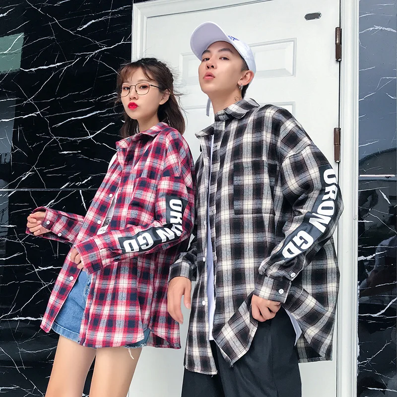 Новая рубашка с длинными рукавами мужская и женская повседневная мягкая удобная