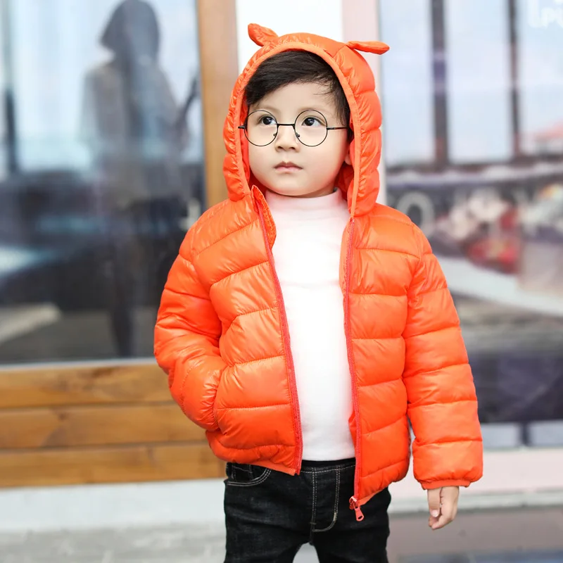 Зимнее детское пуховое пальто одежда для маленьких мальчиков и девочек теплая