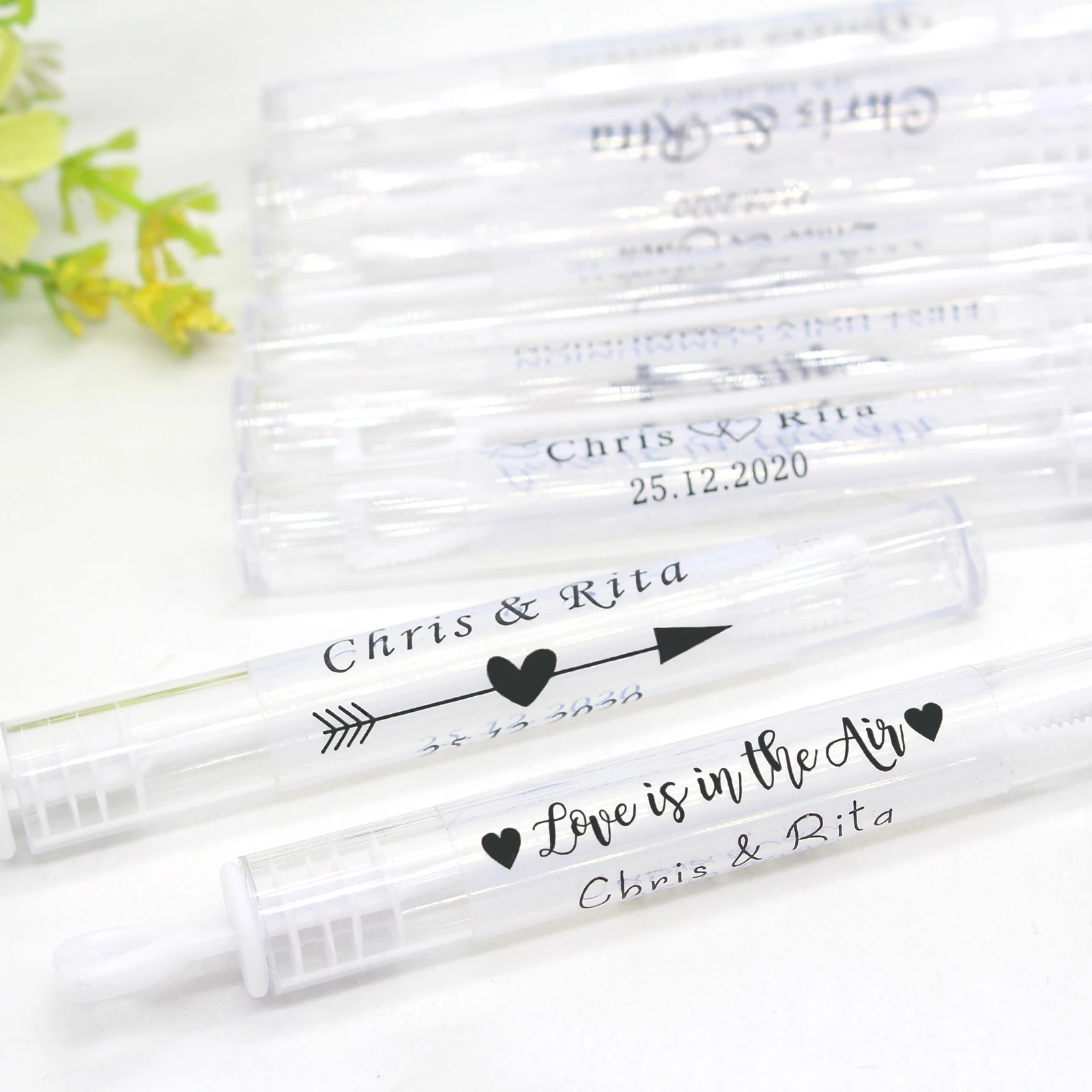 

50pcs Personalized Lip Gloss Stickers Custom Logo Lipgloss Label,Wedding Party Favor Sticker Design Bubble Labels Clear Gift Tag