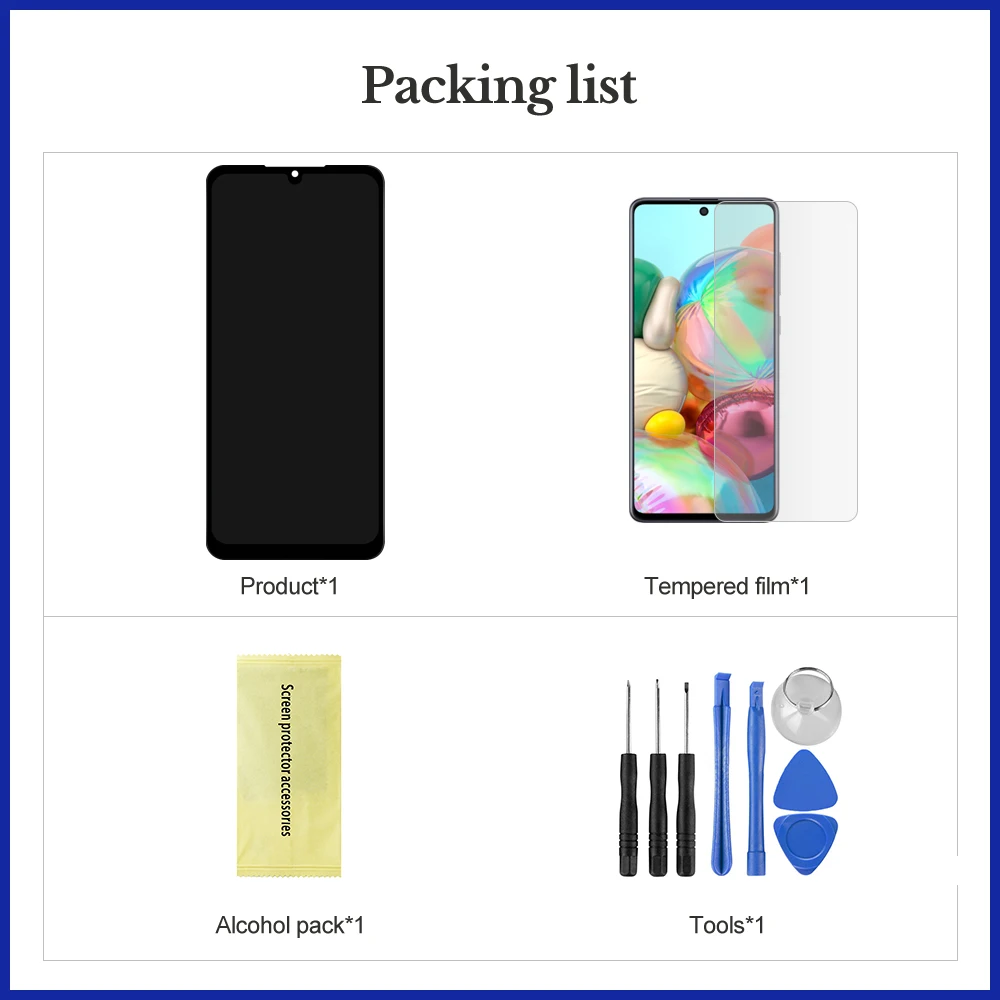 100% протестированный Новый ЖК-дисплей для Samsung Galaxy A22 4G A225 A225F/DS A225M сенсорный экран