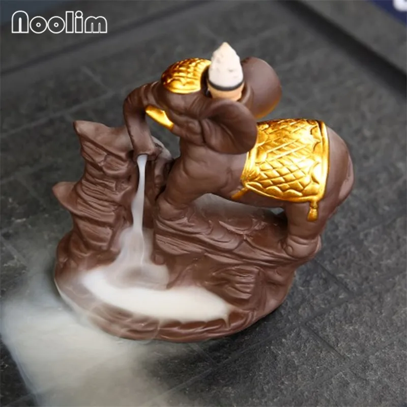 Керамическая горелка для благовоний в виде слона домашний декор креативная