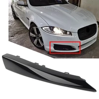1 pcs car right front bumper grille black insert side cover trim for jaguar xf 2012 2013 2014 2015 abs plastic