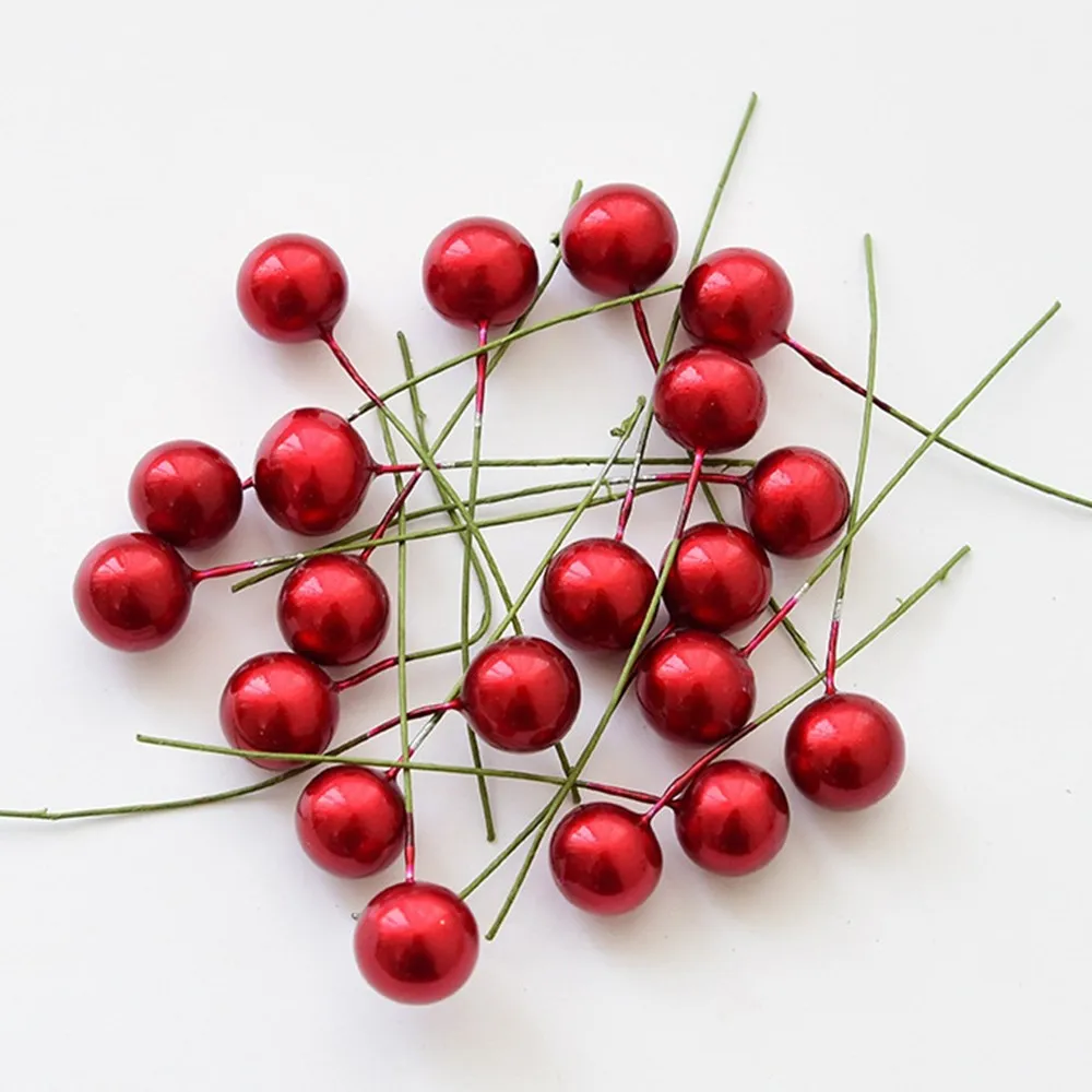 20 шт. имитация ягод красное украшение для фруктов искусственный гранат фрукты