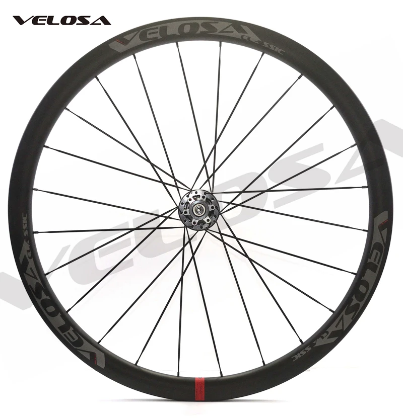 Дорожные дисковые тормоза Velosa CX35 карбоновые колеса клинкер/трубчатый 700C