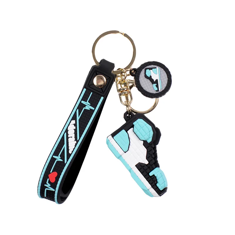 Keychain Building Blocks Anime Charm Key Chain Men's Backpack Keychain Accessories Friends Gift Keychain