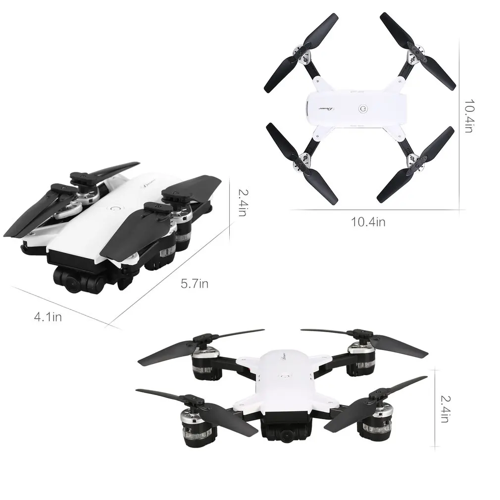 

19HW RC UAV 2.4G FPV foldable quadcopter 0.3MP Wifi camera height