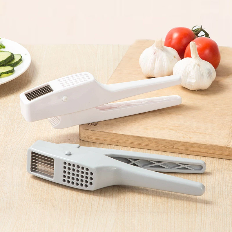 1pc Garlic Press Hand Presser Shredder Pat Punch Onion Ginger Cutter Magic Plastic Peeler Slicer Kitchen Cooking Gadgets | Дом и сад