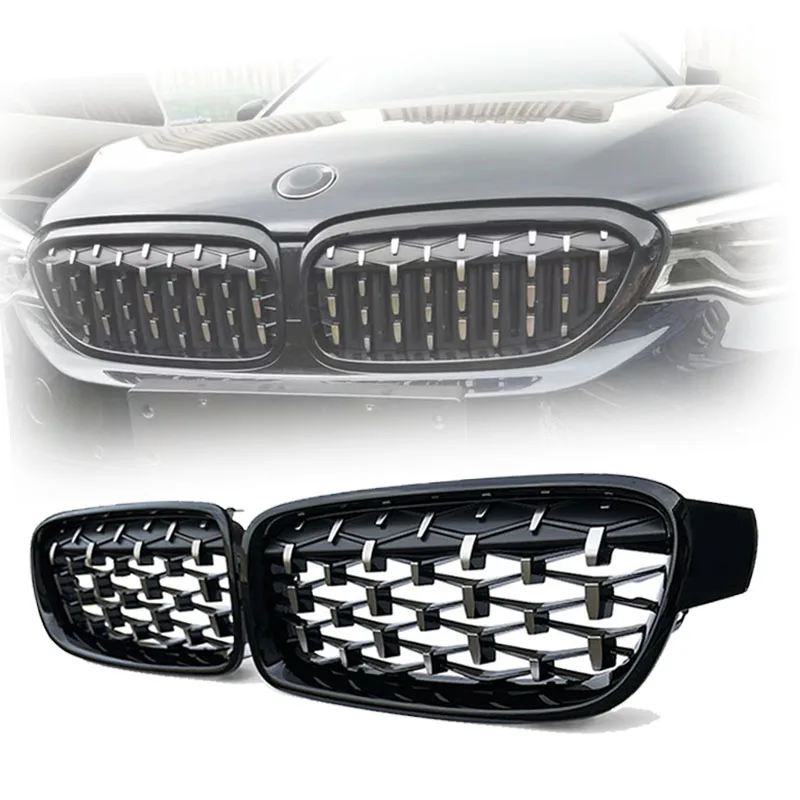 

Car Front Bumper Diamond Kidney Grille Racing Grill for BMW 3 Series F30 F31 320i 325i 328i 330i 335i 2012-2018 Meteor Grilles