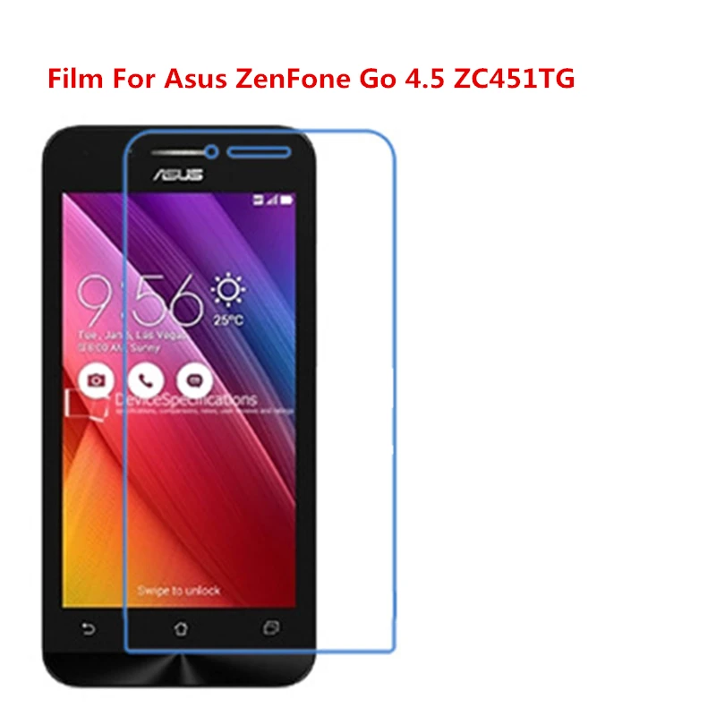 1/2/5/10 шт. ультратонкая прозрачная защитная пленка для HD ЖК-экрана с тканевой пленкой для очистки для Asus ZenFone Go 4,5 ZC451TG.