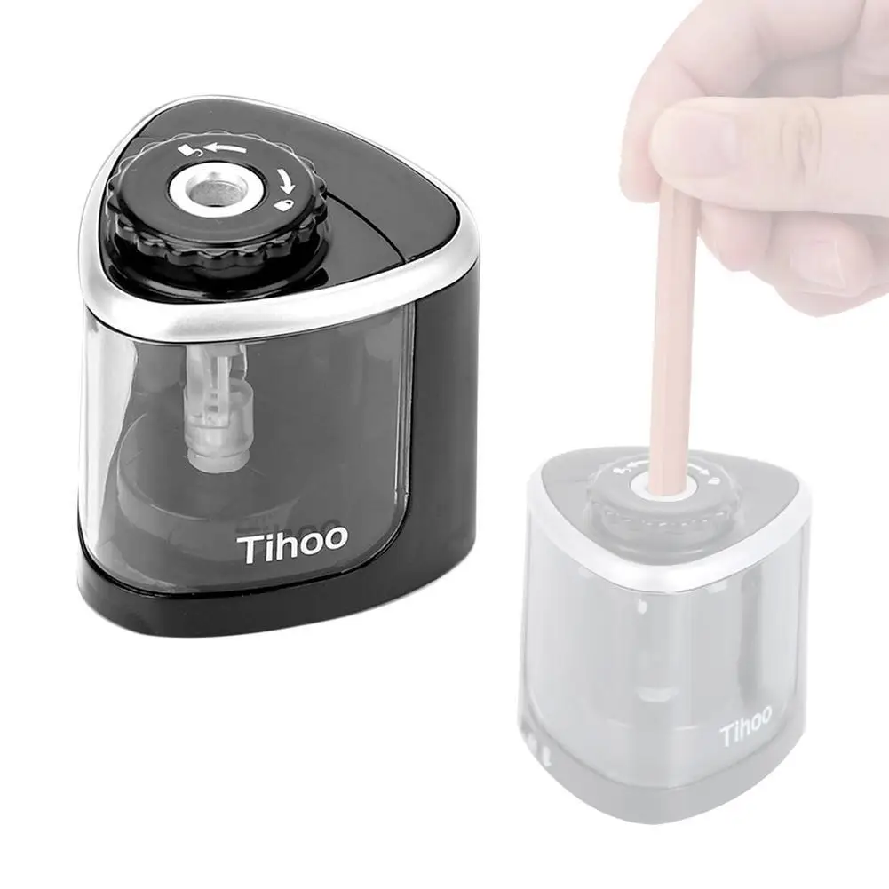 

Electric Pencil Sharpener Portable Safe Student Office Office Sharpeners Supplies School O4L1
