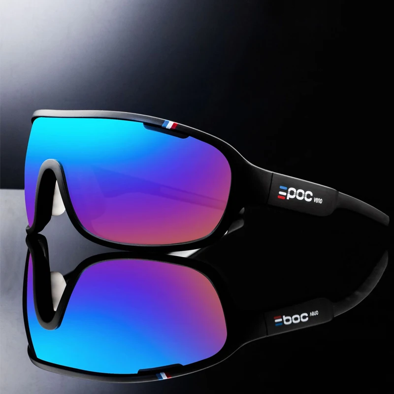 Псу очки для велоспорта Для мужчин MTB велосипеда 4 линзы бега рыбалки занятий