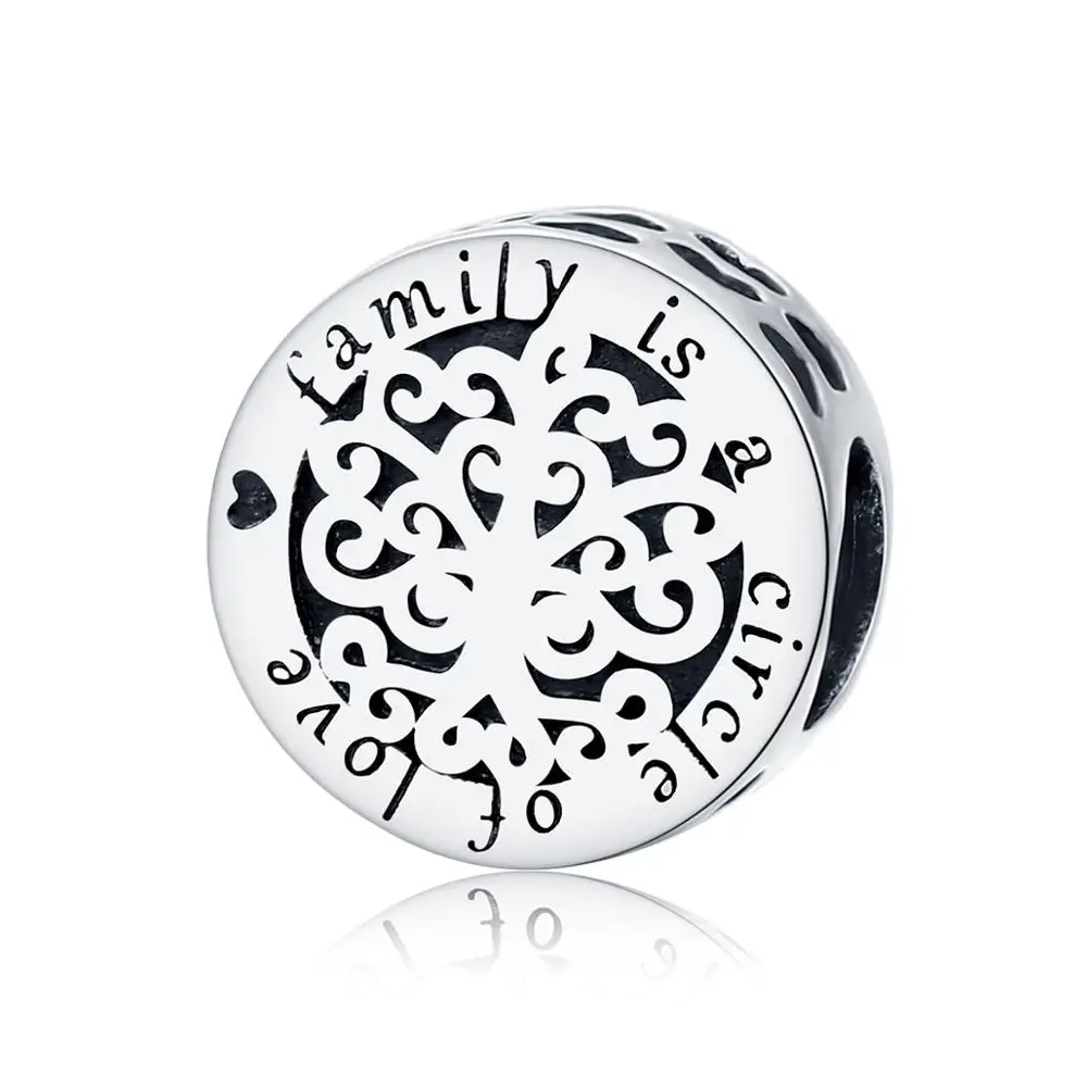 sn1324 INBEAUT Лидер продаж 925 пробы серебро Ловец снов подвеска Крыло ангела fit Pandora браслет Сердце Дерево цветение Королевский флаг бусины - Цвет: sn1324