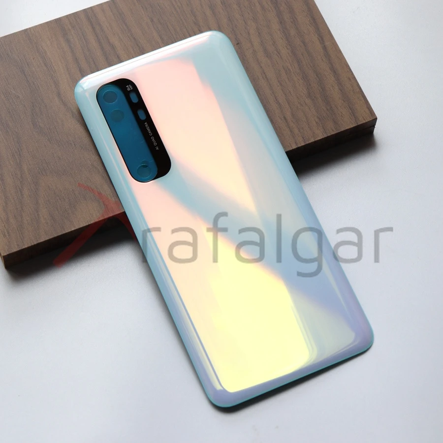 NEW Back Glass Cover For 6.47&quot Xiaomi Mi Note 10 Lite Battery Panel Rear Door Housing Case Note10 Replace | Мобильные телефоны