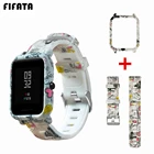 FIFATA ремешок для Amazfit Bip ремешок для часов для Xiaomi Huami Amazfit GTS Bit Youth Lite чехол + силиконовый браслет аксессуары
