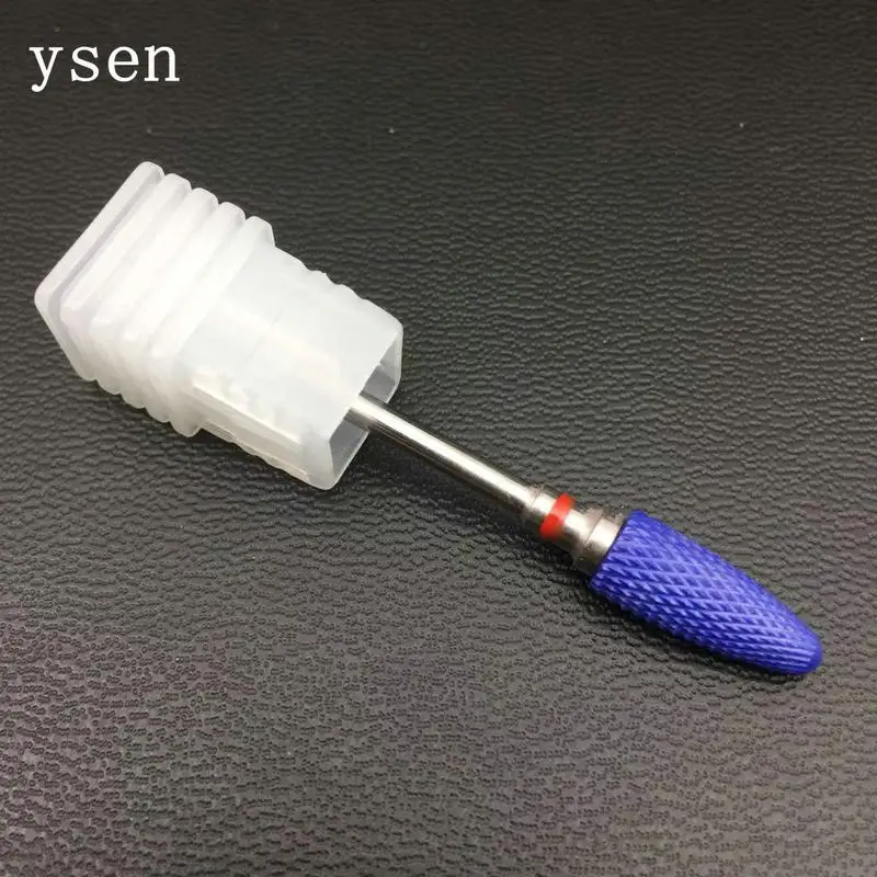 Синяя фреза для ногтей 1 шт. электрический аппарат маникюра и педикюра роторная