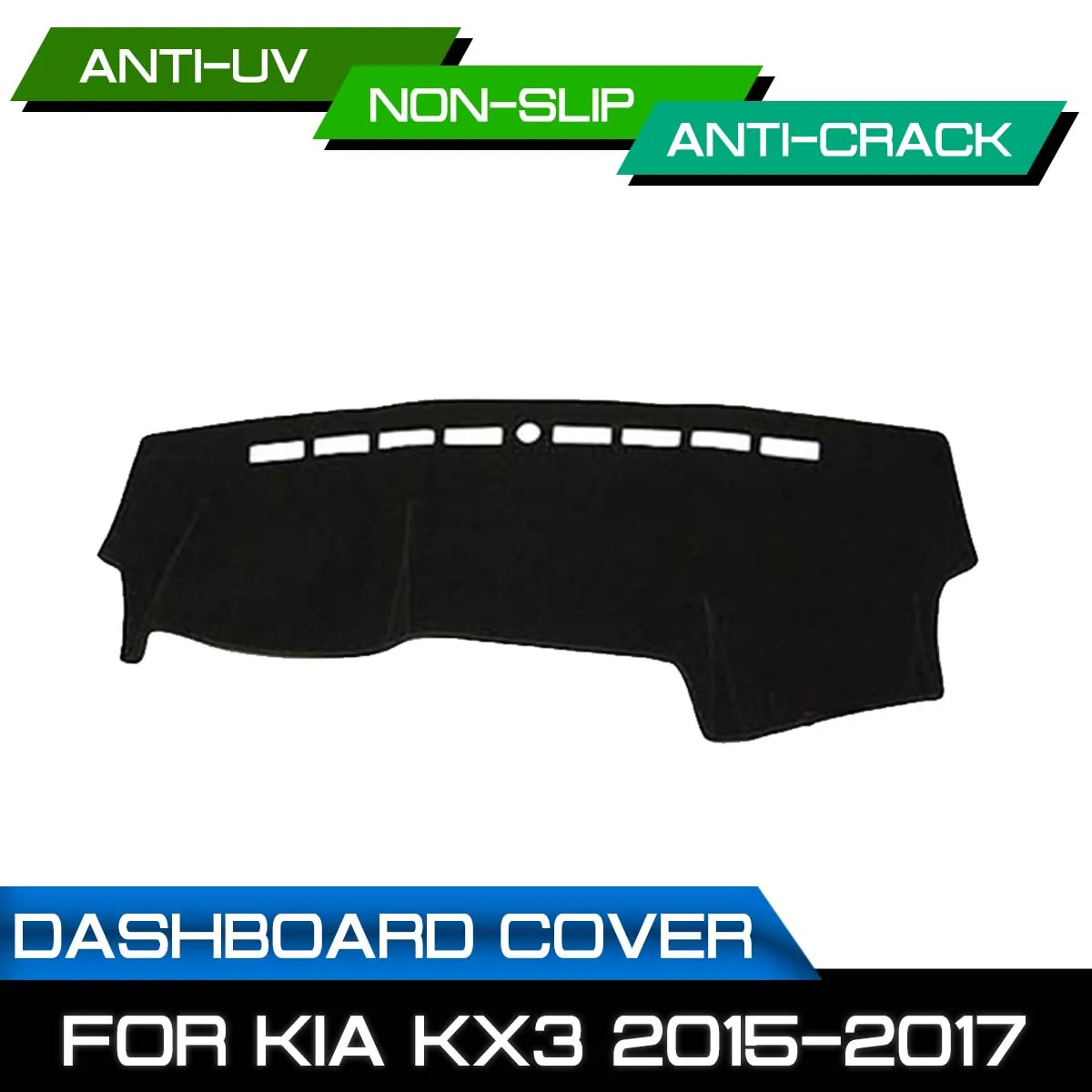 

Коврик для приборной панели автомобиля KIA KX3 2015 2016 2017, нескользящий коврик для приборной панели с защитой от ультрафиолета