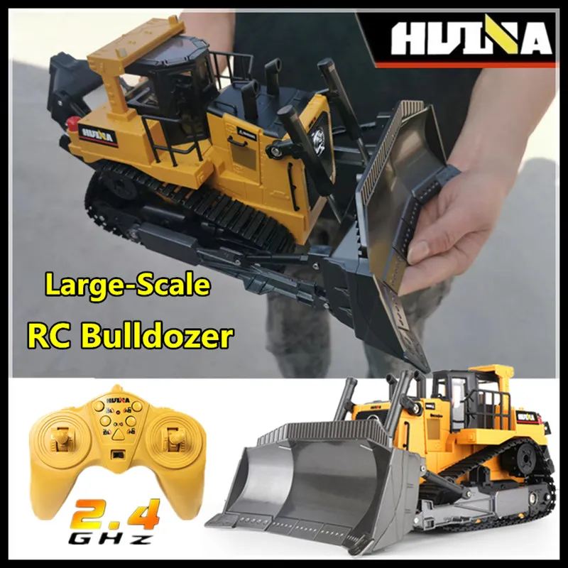бульдозер huina 1569 116 8ch rc грузовик с ди