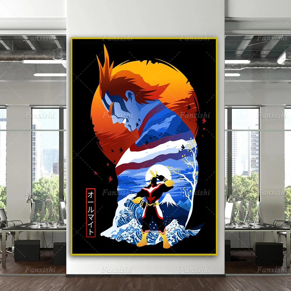 

My Hero Academy Japan Anime Canvas Poster And Prints Home Bedroom Decor Pictures Modern Living Room Cuadros Wall Art Painting