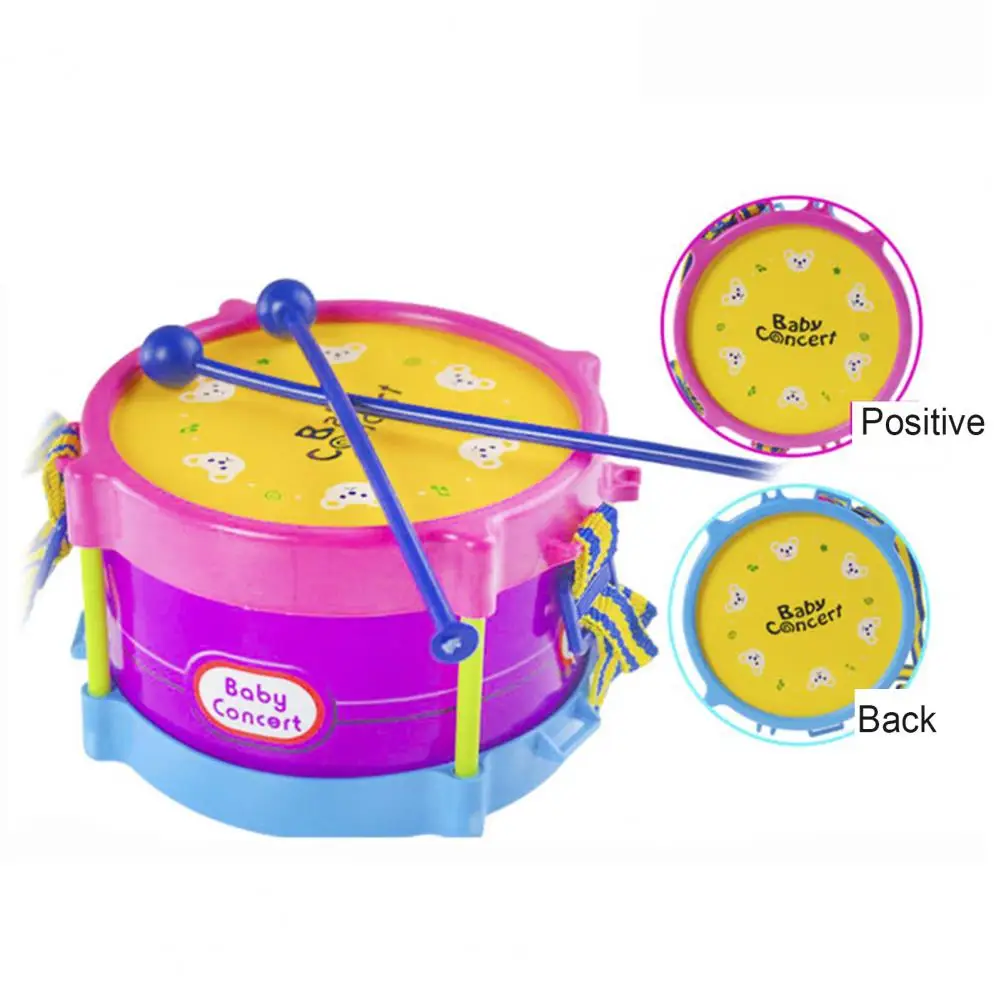 5Pcs Kids Hand Drums Educational Toys Indoor Outdoor Interactive Playing Percussion Kids Gift