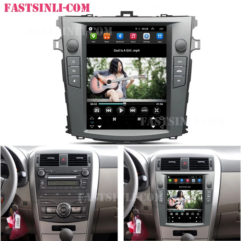 Автомобильный мультимедийный плеер на Android для TOYOTA COROLLA radio 2007 2013 с GPS